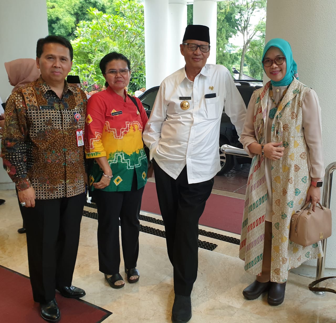 Bersama Gubernur Banten dan Direktur PIAK ditjen dukcapil kemendagri, Setelah Hearing dengan Komisi II DPR RI.