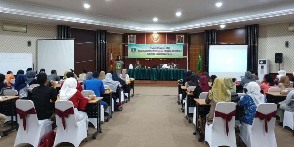 Peningkatan Kapasitas Pengelola Program Pemetaan dan Pengendalian Penduduk Kabupaten Lebak dan Pandeglang Tahun 2019