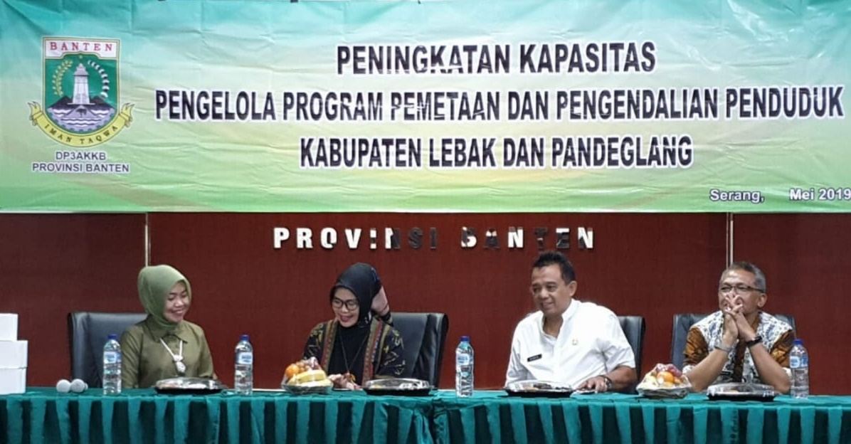 Peningkatan Kapasitas Pengelola Program Pemetaan dan Pengendalian Penduduk Kabupaten Lebak dan Pandeglang Tahun 2019