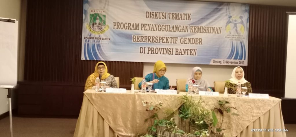 Diskusi Tematik Penanggulangan Kemiskinan Berperspektif Gender