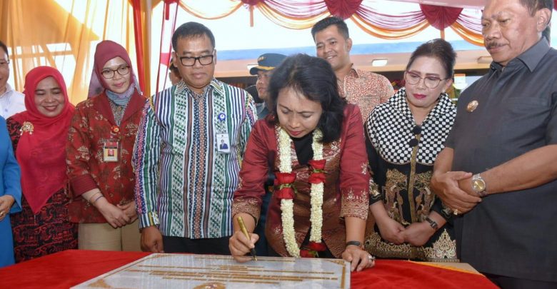 Peresmian Rumah Perlindungan Pekerja Perempuan (RP3) di Kawasan Industri PT KIEC Cilegon Provinsi Banten