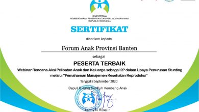 Forum Anak Banten sebagai peserta terbaik