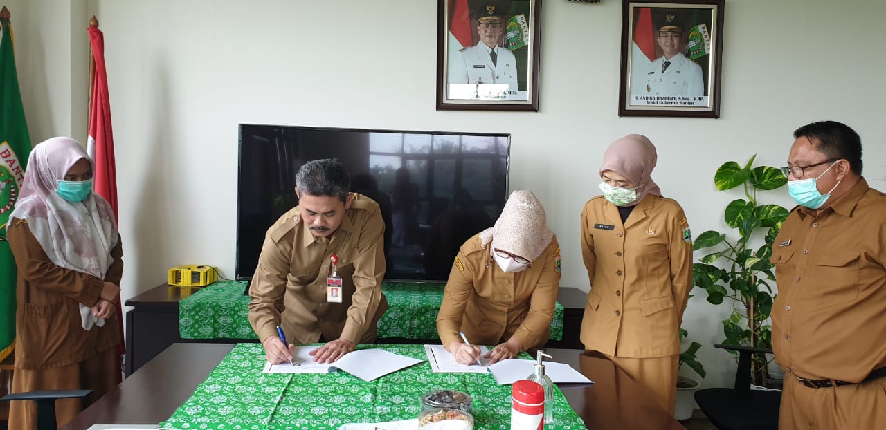 Perjanjian Kerjasama Antara DP3AKKB Provinsi Banten dengan DINDIKBUD Provinsi Banten