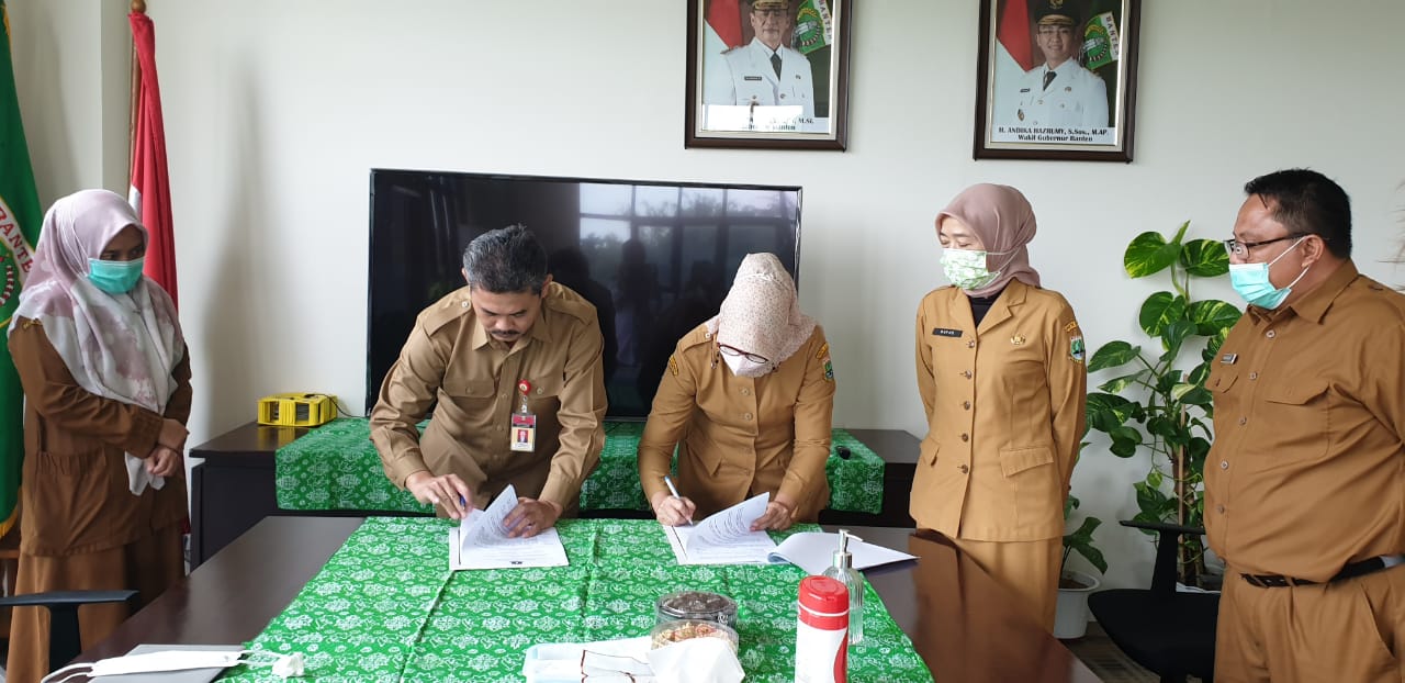 Perjanjian Kerjasama Antara DP3AKKB Provinsi Banten dengan DINDIKBUD Provinsi Banten